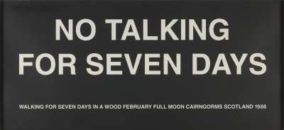 Image of No Talking for Seven Days