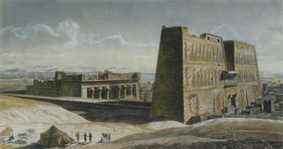 Image of Vue du Grand Temple, Edfou (Apollinopolis Magna)