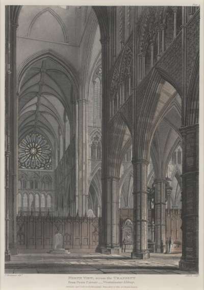Image of North View, Across the Transept, from Poets Corner – Westminster Abbey