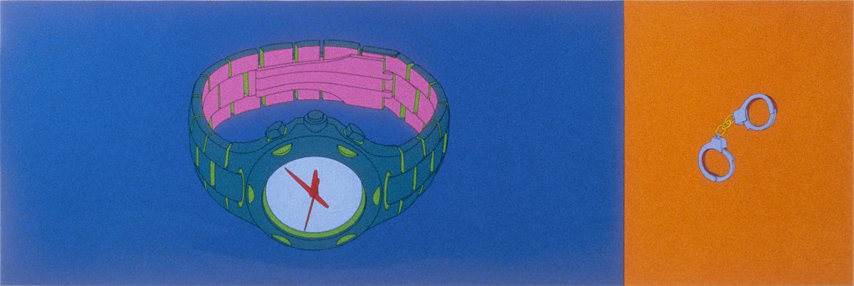 Image of untitled [wrist-watch and handcuffs]
