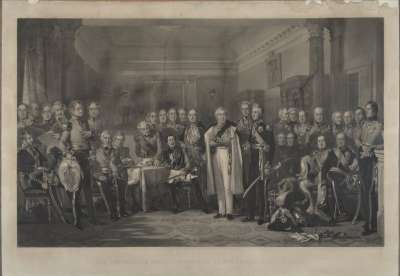 Image of The Peninsular Heroes Assembled at the United Services Club