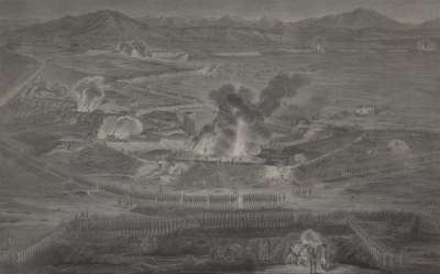 Image of The Sortie made by the Garrison of Gibraltar on 27 November 1781 to destroy the works erected by the Spaniards against that Fortress