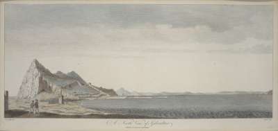 Image of A North View of Gibraltar (facsimile engraving)