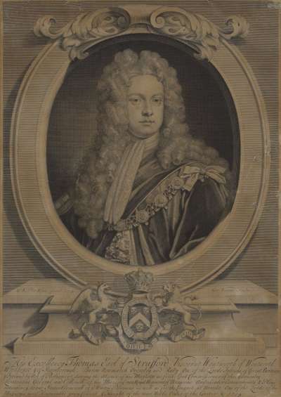 Image of Thomas Wentworth, 1st Earl of Strafford (1672-1739) diplomat and army officer