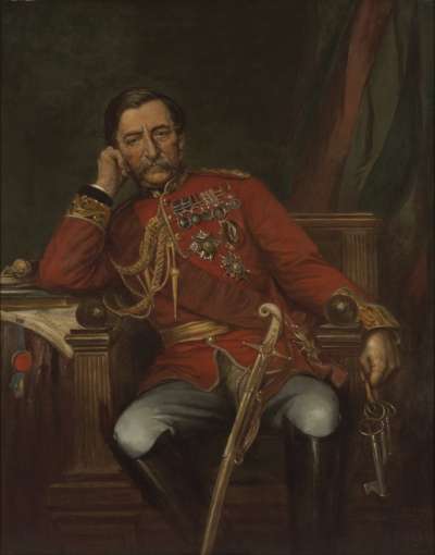 Image of Robert Cornelis Napier, 1st Baron Napier of Magdala (1810-1890) Field Marshal;  Governor of Gibraltar 1876-1883