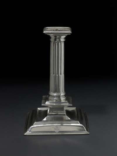 Image of Silver James II Candlestick
