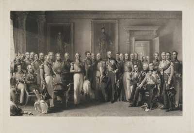 Image of The Waterloo Heroes Assembled at Apsley House