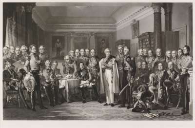 Image of The Peninsular Heroes Assembled at the United Services Club