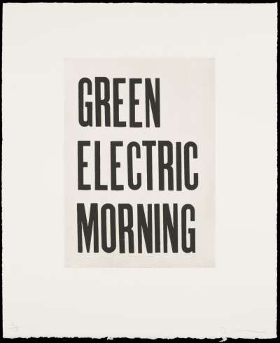 Image of Green Electric Morning
