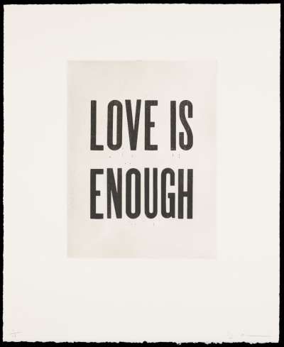 Image of Love is Enough