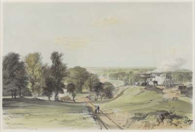 Image of View from above Kilsby Tunnel, 10 July 1837