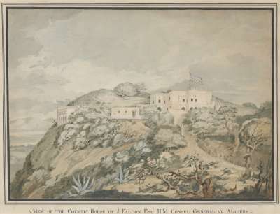 Image of A View of the Country House of John Falcon Esq., H. M. Consul General at Algiers
