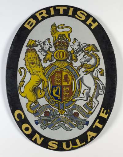 Image of British Consulate Sign