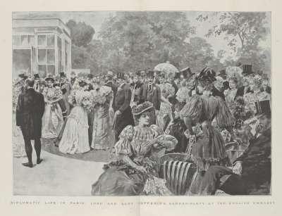 Image of Diplomatic Life in Paris: Lord and Lady Dufferin’s Garden-Party at the English Embassy