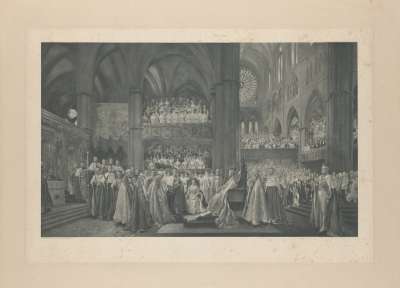 Image of The Coronation Ceremony of His Most Gracious Majesty King George V in Westminster Abbey, 22 June 1911