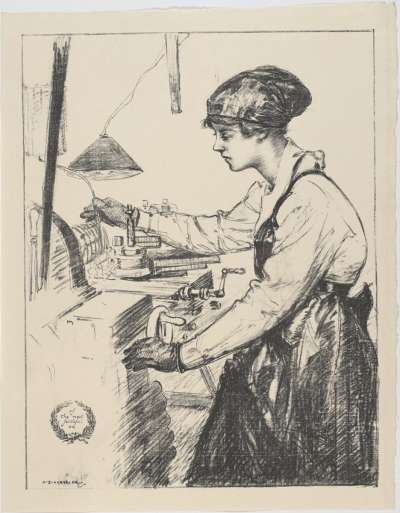 Image of Women’s Work: On Munitions – Skilled Work