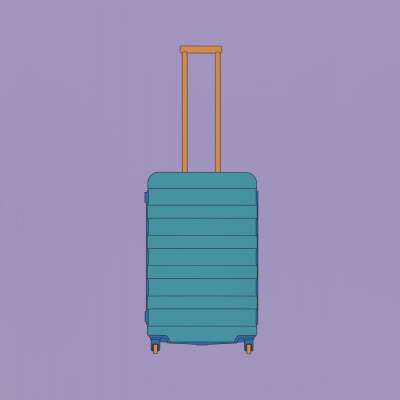 Image of 4 wheel suitcase