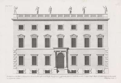 Image of The West Front of the Rolls in Chancery Lane