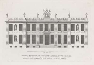 Image of Elevation of Marlborough House to St. James’s Park