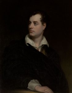 A portrait of Lord Byron
