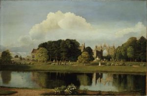 a view of Newstead Abbey