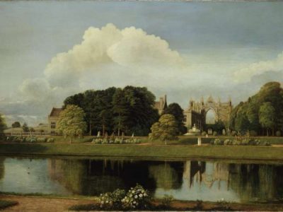 a view of Newstead Abbey